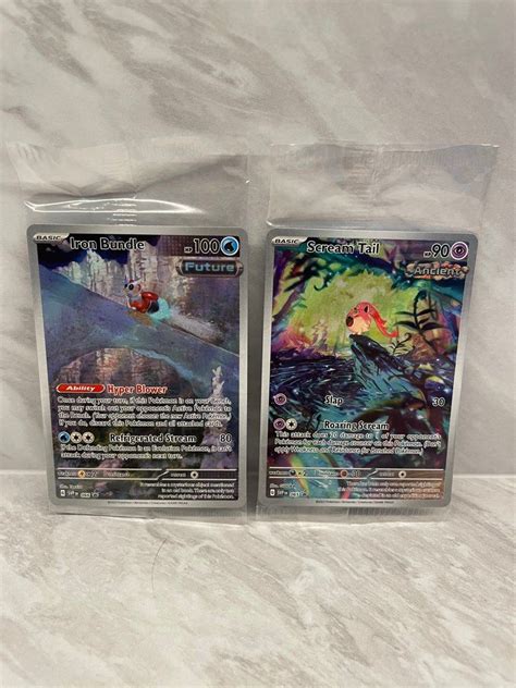 Scream Tail Iron Bundle Paradox Rift ETB Promo 65 66 Pokemon