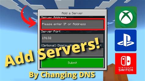 How To Add Minecraft Servers To Xbox, Playstation, Switch! (Bedrock ...