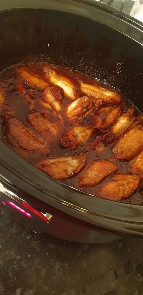 Slow Cooker Honey Soy Chicken Wings - Slow Cooker Tip