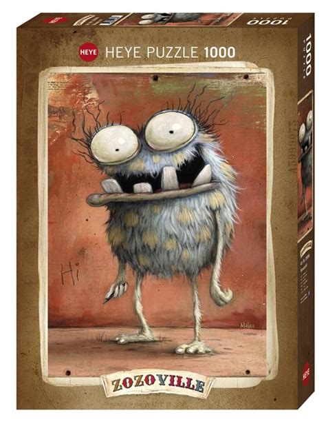 Puzzle Heye Monstruo Hi Monster ZozoVille De 1000 Piezas Juguetes Magin