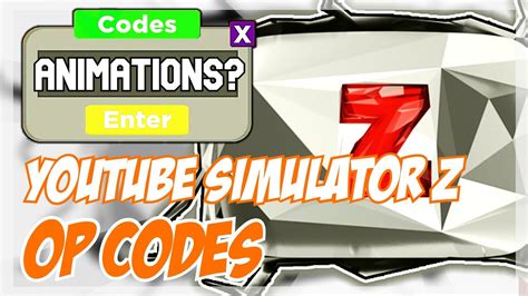 New Roblox Youtube Simulator Z Codes 2022 Youtube