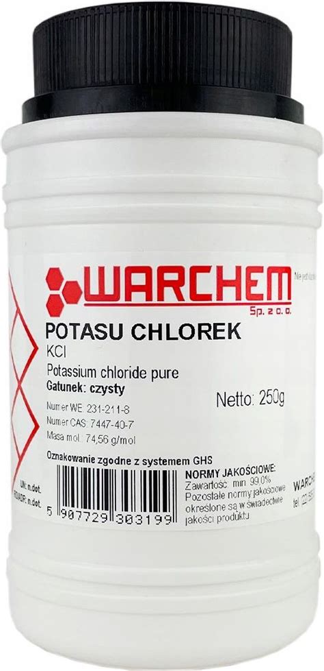 Drobne Akcesoria Medyczne Warchem Chlorek Potasu G Ceny I