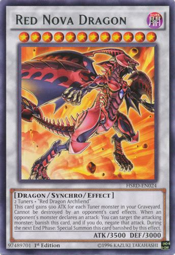 Red Nova Dragon Yugioh Top Decks