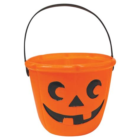 Seau Bonbons Citrouille Orange Halloween La Grande R Cr