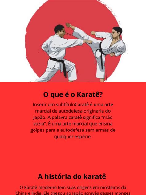 O Que Significa Karate - O que é o Karatê? História e Regras | PDF