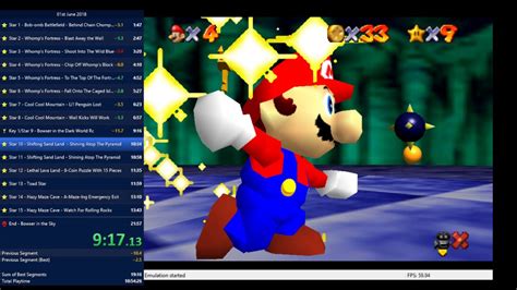 Super Mario 64 16 Stars Speedrun Pb In 21 23 Youtube