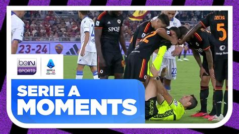 Wasit Dilaga Roma Vs Frosinone Matteo Marchetti Jatuh Karena Cramp