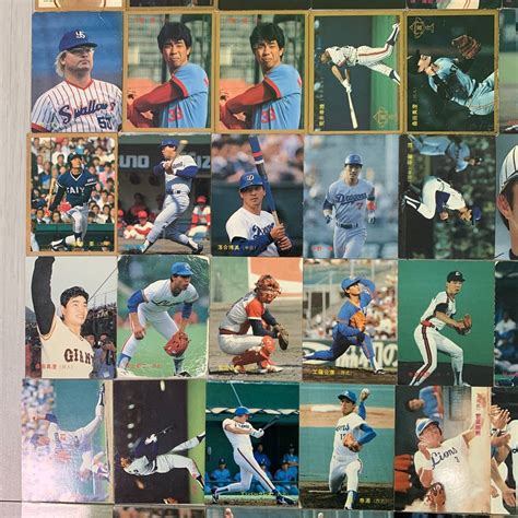 Yahooオークション ② 当時物 カルビー プロ野球カード 1987 1988 19