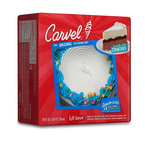 Carvel Lil Love Ice Cream Cake 25 Fl Oz Bjs Wholesale Club