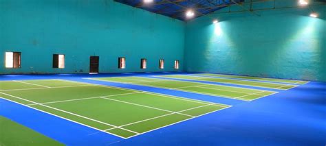 Acrylic Synthetic Badminton Court at ₹ 40/sq ft in Bhubaneswar | ID ...