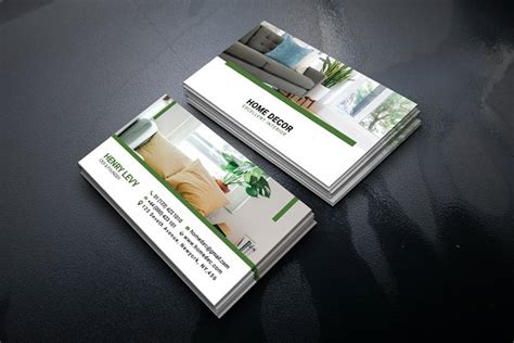 Home Decor Business Card Template | Creative Photoshop Templates ...