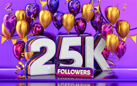 25k Followers Celebration Background Graphic By Ahmedsakib372