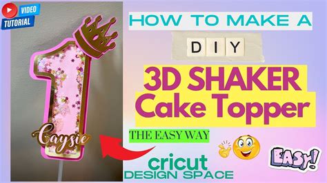 How To Make A D Shaker Number Cake Topper Step By Step Tips