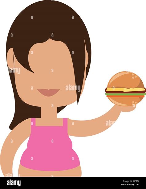 Fat Woman Gym Cartoon Illustration Banque Dimages Vectorielles Page