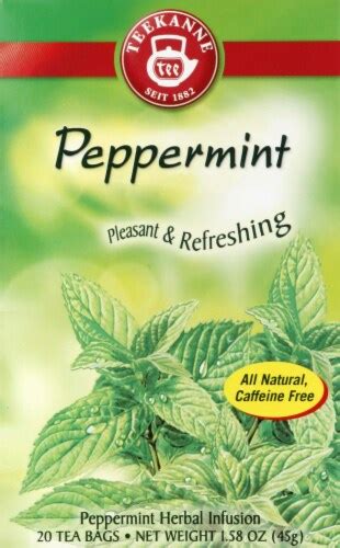 Teekanne Tea Herbal Peppermint 10 Pk 20 Bg Kroger