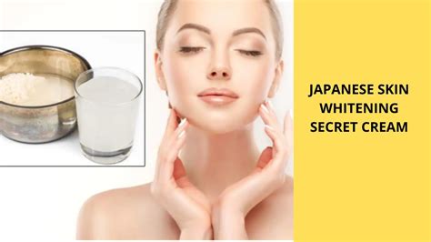 Japanese Secrets Rice Cream Mask For Skin Whiteningmagic Recipe For