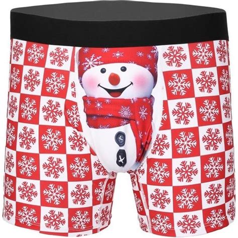 Yizyif Homme Boxer No L Sexy Cale On Imprim Lastique Shorty Sous