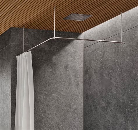 How To Hang Shower Curtain From Ceiling Citizenside