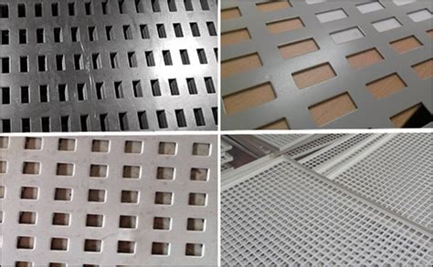 Square Hole Perforated Sheet Mild Steel Stainless Steel Aluminium