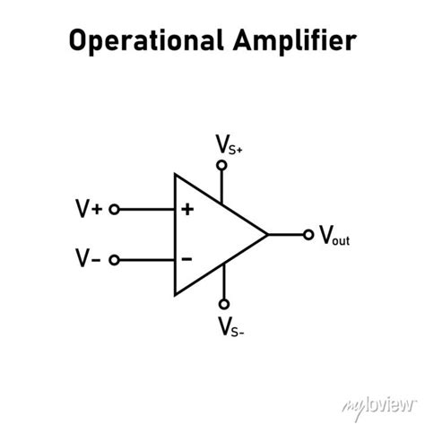 Operational Amplifier Symbol In Physics Op Schematic Symbol