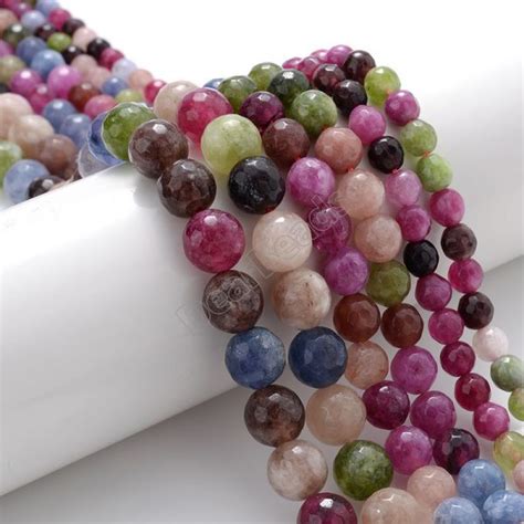 Wholesale Faceted Mixed Jade Beads For Jewelry Making Dearbeads