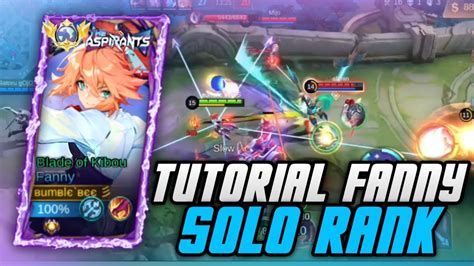 Tutorial Fanny Solo Rank Pake Emblem Top Global Fanny Gw Bantai Land