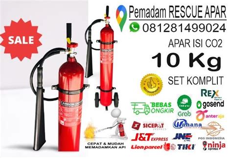 Jual Promo Tabung Apar Isi Karbon Dioksida Co2 Ukuran 10 Kg Set Komplit Kota Bekasi