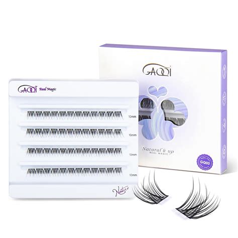 Amazon Gaqqi Lash Clusters Gq Natural Individual Lashes D Curl