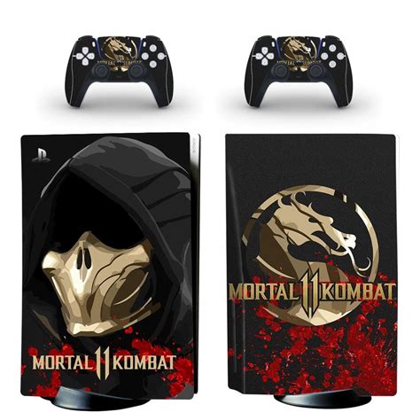 Mortal Kombat Ps5 Standard Disc Edition Skin Sticker Decal Cover For