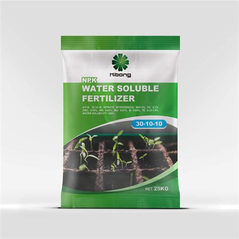 100 Water Soluble NPK Compound Foliar Fertilizer NPK 30 10 10 China