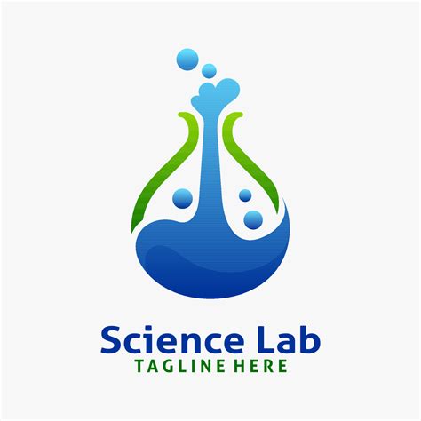 Science lab logo design 10514366 Vector Art at Vecteezy