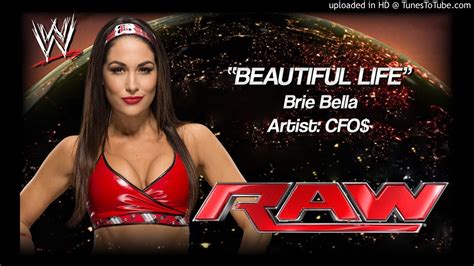 Brie Bella 2014 V2 Beautiful Life Wwe Entrance Theme Youtube