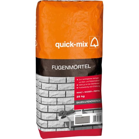 Quick Mix Fugenm Rtel Grau Kg Kaufen Bei Obi