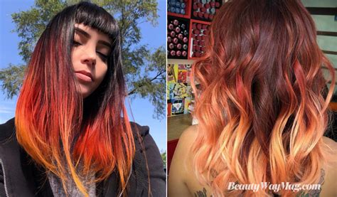 10 Ombre Fire Hairstyle Color Ideas 2024 Beautywaymag