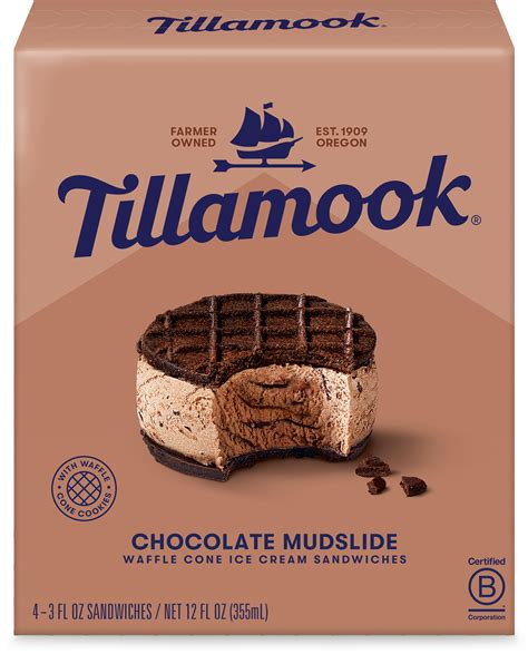 Chocolate Mudslide Ice Cream Sandwiches - Tillamook