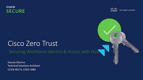 Cisco Zero Trust Securing Workforce Access And Identity With Duo