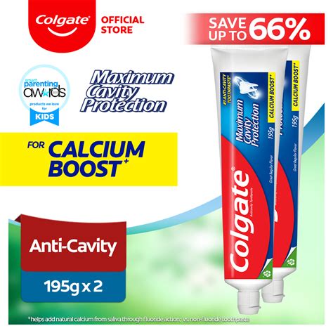 Colgate Maximum Cavity Protection Toothpaste Anticavity Toothpaste 195g