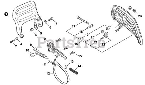 Echo Cs 352 Echo Chainsaw Sn C33314001001 C33314999999 Chain Brake Parts Lookup With