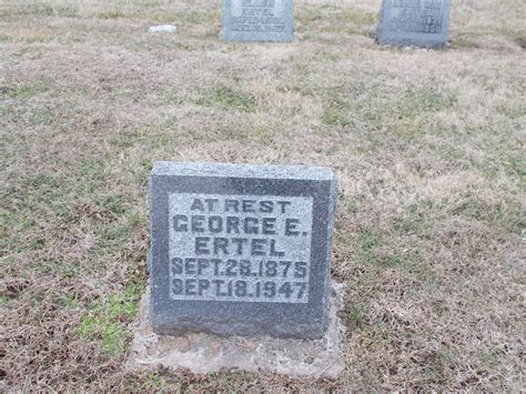 George Edward Ertel 1875 1947 Mémorial Find a Grave