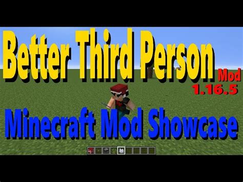 This Minecraft mod improves on vanilla third-person view