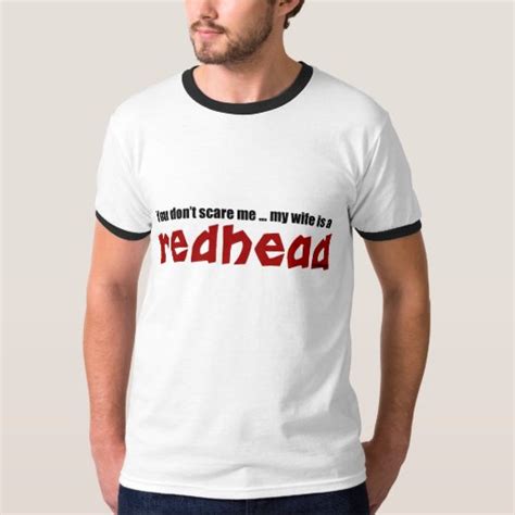 Wife Is A Redhead T Shirt Zazzle