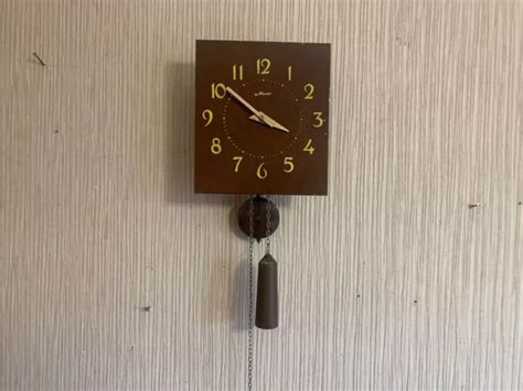 Vintage Soviet Wall Clock Working Clock Vintage Soviet Mechanical Wall