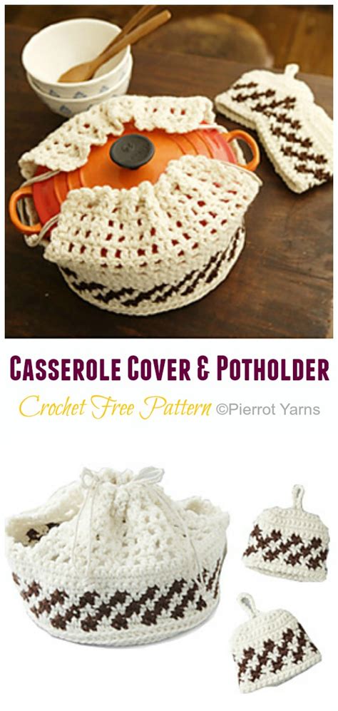 Crochet Casserole Carrier Free Patterns Instructions