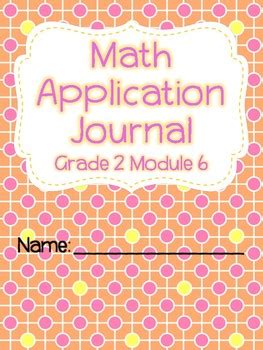 Engage NY Eureka Math Grade 2 Module 6 Application Problems Journal