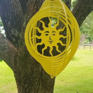 Sun Metal Wind Spinner, Metal Sun Art, Metal Sun Decor, Wind Spinner ...