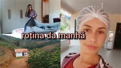 minha rotina da manhã morando na roça YouTube