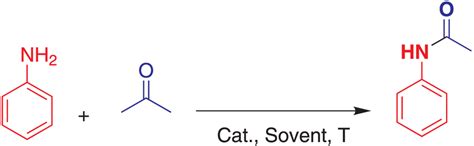 Acetylation of aniline and acetone | Download Scientific Diagram