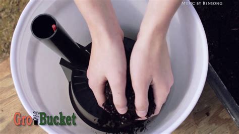 Grobucket Self Watering Bucket Insert Instructional Video Youtube