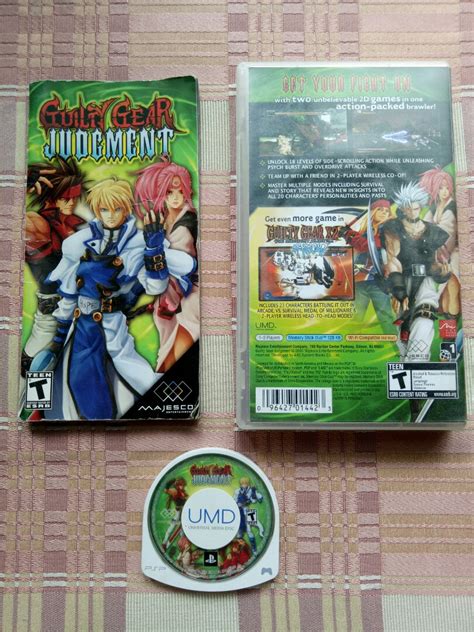 Psp Umd Guilty Gear Judgment For Collectors Video Gaming Video