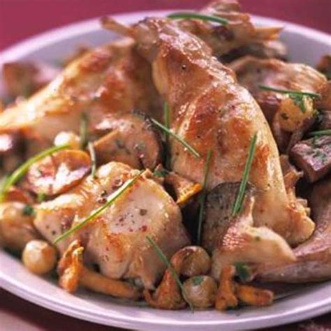 Recette Lapin Aux Champignons La Ferme Angevine